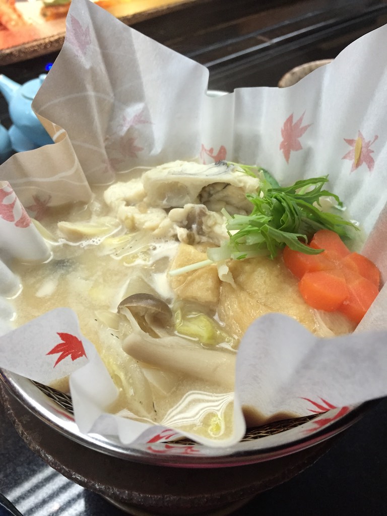 "Fugu MIso Nabe" Globefish Miso Hot Pot (Fugu Set)