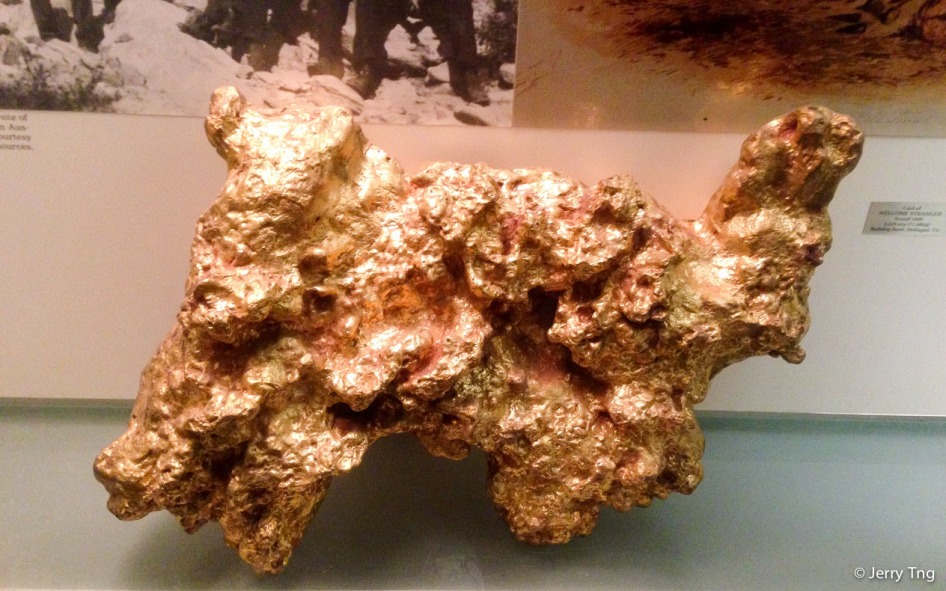 Gold nugget from the mine