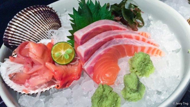 A la carte sashimi